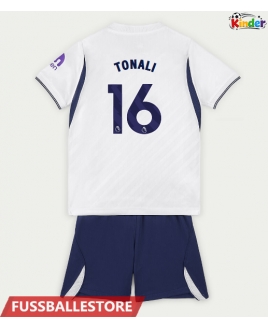 Günstige Tottenham Hotspur Sandro Tonali #16 Heimtrikotsatz Kinder 2026-27 Kurzarm (+ Kurze Hosen)